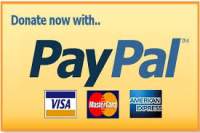 PayPal donate button. Opens new window.